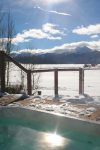 The views from the property and the hot tub are hard to beat with unobstructed views.  